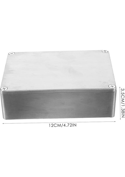 Kutu Gitar Efektörü Alüminyum Kutu Efekt Pedalı Muhafazası Gitar Efekt Pedalı Metal Ayaklı Konteyner Pedal Muhafazası Alüminyum Proje Alüminyum Stomp Organizatör Müzik Aleti Metre fırsatları