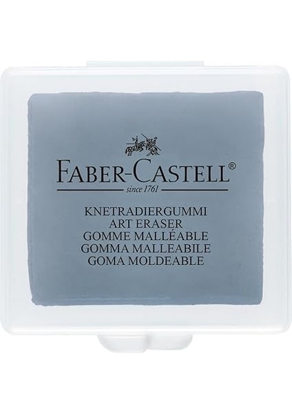 Sanatçılar Için 6'lı Paket Hamur Kauçuk Silgi, Art Eraser Faber Castell, Gri (6) modelleri