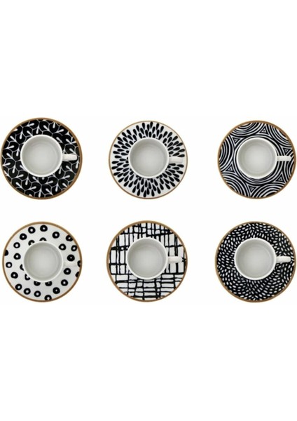 Fractal Kahve Takımı 12 Parça fiyatları