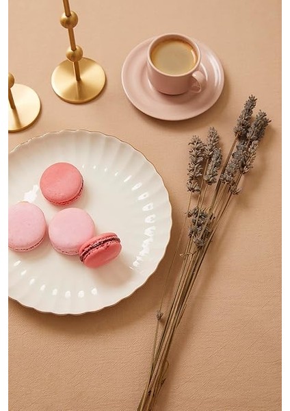 Porselen Bone Luz Form 27 Parça 6 Kişilik Yemek Takımı Altın File modelleri