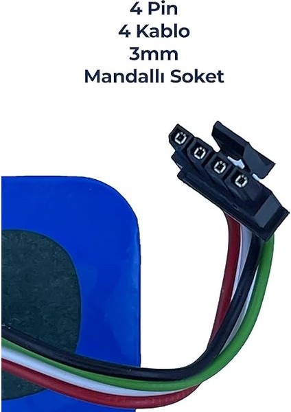 Robot Süpürge Bataryası 5800 Mah Pil Xiaomi Mi Robot Vacuum Mop Pro2+3d ile Uyumlu Ürün modelleri