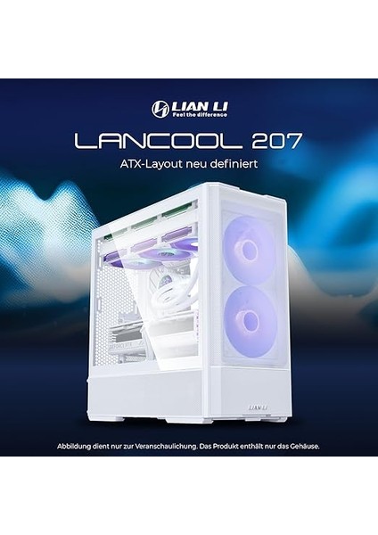 Li Lancool 207 4 Fanlı Beyaz Dolap fiyatları