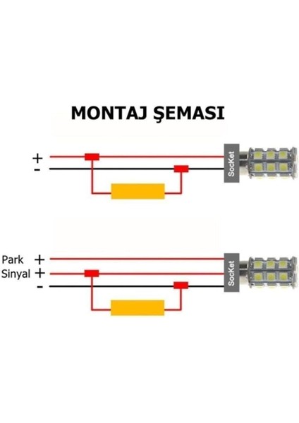 Group (7676) 50W Arıza Kesici Direnç Canbus Dekoder 2’li ile Uyumlu fiyatları