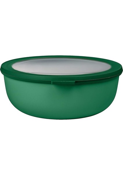 - Multi Bowl Cirqula Round - Kapaklı Saklama Kabı - Buzdolabı Için Hava Geçirmez Saklama Kutusu ve Mikrodalga Fırın Kabı Olarak Uygundur - 2250 ml - Canlı Mavi