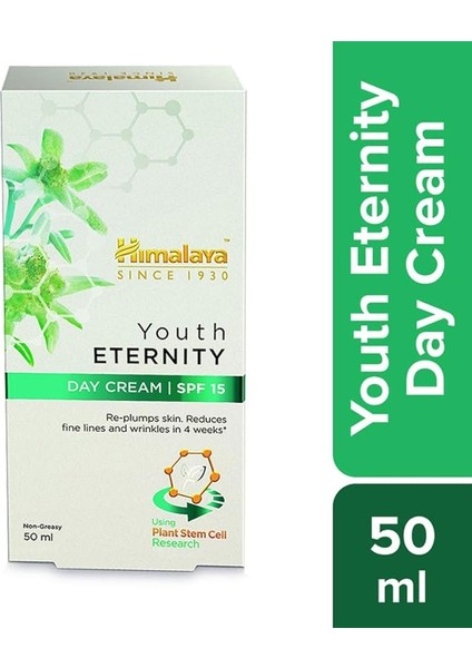 Since 1930 Youth Eternity Yaşlanma Karşıtı Gündüz Kremi 50 Ml, Nemlendirici, Dolgunlaştıcı, Spf 15, Yağsız