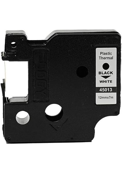 Dymo D1 Serit Etiket Muadili 12 mm x 7 M Plastik Beyaz fırsatları