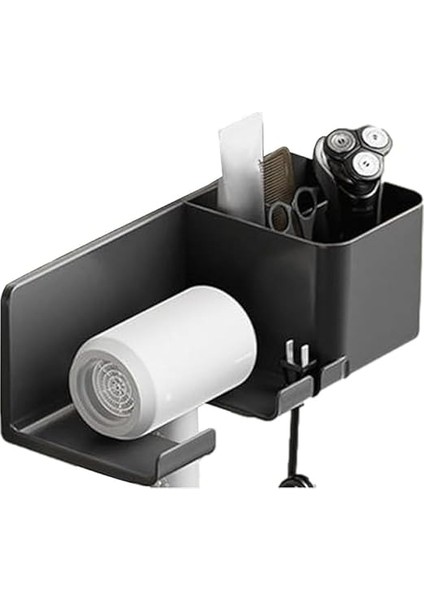 Kurutma Makinesi ve Düzleştirici Organizeri, 3 Bölmeli Saç Düzleştiricisi, Fön Makinesi Asma Düzenleyici Organizer Banyo, Yatak Odası, Kuaför Salonu Için Uygun Kullanım modelleri