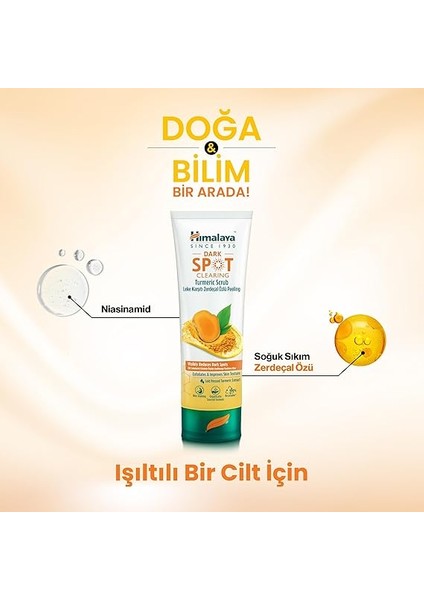 Since 1930 Dark Spot Clearing Leke Karşıtı Zerdeçal Özlü Yüz Peeling Scrub 75 ml modelleri