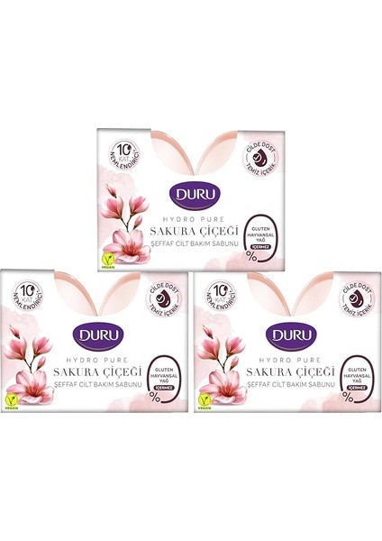Hydro Pure Sakuraçiçeği 6 Adet Sabun 3X270 gr