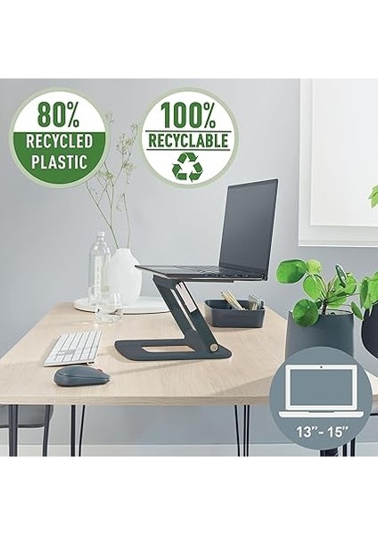 Ergo Ayarlanabilir Çok Açılı Laptop Standı, Koyu Gri fiyatları