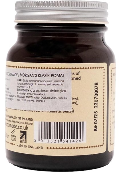 Classic Almond Oil-Shea Butter - Orta Tutuş Doğal Parlak Pomad (Cream Label) 100GR fırsatları