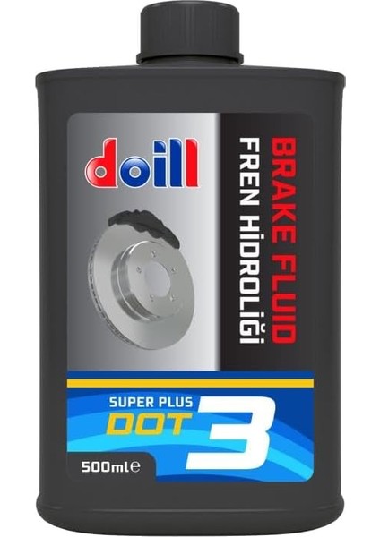 3 500 Mililitre Fren Hidrolik Yağı - Fren Sıvısı - Otomobil - Motosiklet (Üretim Yılı: 2025)