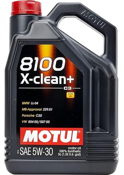 8100 X-Clean+ Plus 5W30 5 Litre Motor Yagi modelleri