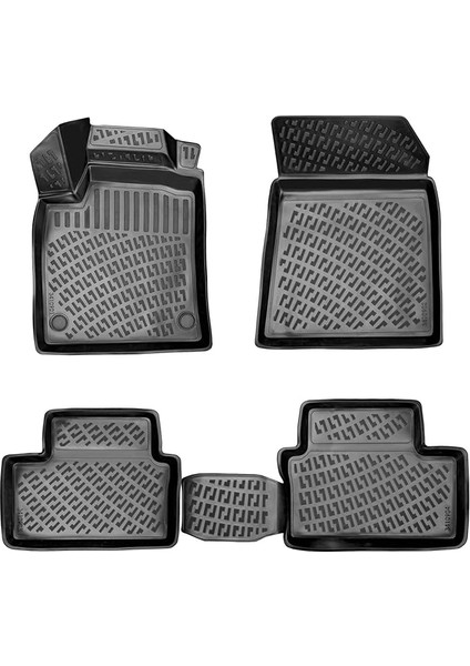 Renault Clio 5 2019 Sonrası Uyumlu 3D Havuzlu Paspas