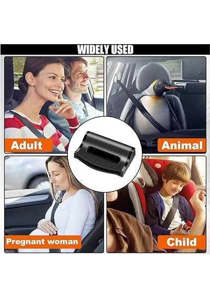 2 Adet Araba Emniyet Kemeri Klipsleri, Yetişkinler Için Evrensel Oto Emniyet Kemeri Ayarlayıcı, Konforlu Araba Omuz Boyun Koruyucu Kayış Konumlandırıcı, Araba Için Emniyet Kemeri Tutucu indirimleri