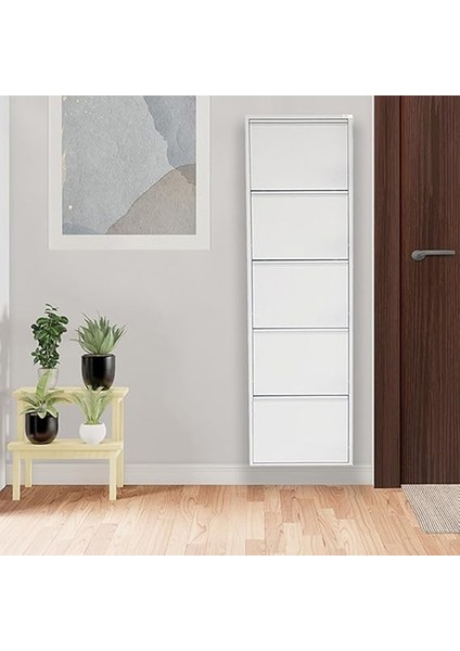 Beyaz Metal Ayakkabılık Mac5-5 Kapaklı - 50X15X169 H fiyatları