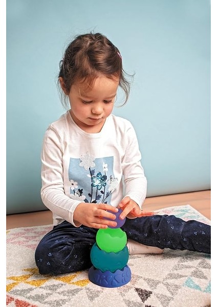 Sensory Yumuşak Piramit: Duyusal Denge Oyuncağı | Üst Üste Dizme Oyunu | Alfabe Rakamlar ve Renkleri Öğretir | Bebek Denge Dizme Istifleme Oyuncak | Montessori Tipi | Motor Becerileri ve Zihinsel indirimleri