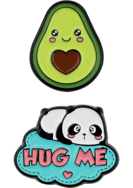 Metal Avokado Panda 10 Pcs