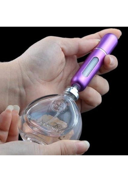 Doldurulabilir Parfüm Şişesi, Parfüm Şişesinden Doldurulabilir Mini Seyahat Boy Sprey Şişe 2 Adet (Asorti) modelleri