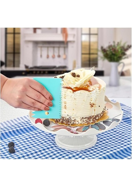 Pasta Dekoratör Kesme Şekillendirme Sürme Seti - Pasta Hazırlama Aracı