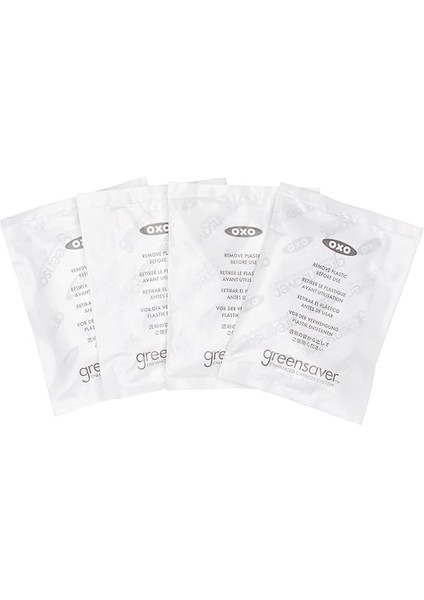 - Good Grips Greensaver Aktif Karbon Filtre - Gıda Saklama Kutuları Için 4 Yedek Filtre