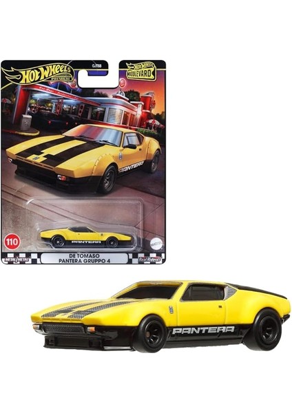 Wheels Boulevard Premium Araçlar GJT68 - HRT75 De Tomaso Pantera Gruppo 4