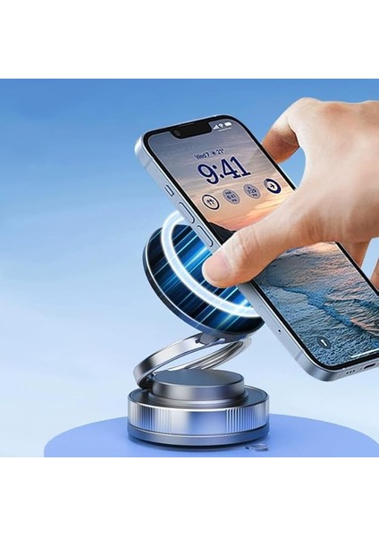 Kablosuz Araç Içi Cep Telefonu Tutucu Araç Içi Montaj Süper Güçlü Vakumlu Manyetik Telefon Tutucu ZR942