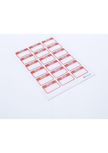 Hello My Name Is Isimlik, Okul Etiketi, 4.5x3 Cm, 270 Adet