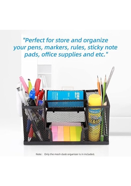Örgü Masa Düzenleyici Ofis Malzemeleri Kalemlik ve Depolama Sepetleri Için Masaüstü Organizatör Cetvel Konteyner Modern Ev Iş Ticari Ofis Okul Dekoru Masa Organizasyonu modelleri