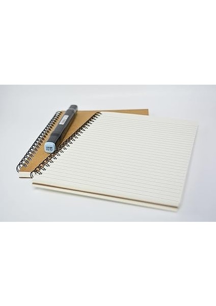 Tanıtım 2'li Çizgili Defter, A5 Boyut (15X21 Cm), 60 Yaprak, 90GR. Ivory Kağıt, Siyah ve Kraft Kapaklar, Ofis Için Ideal, Planlayıcı (Çizgili) fırsatları