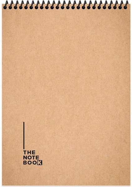 Color Çizgili Sert Kapak The Notebook Kraft A5 Bloknot, 100 Yaprak