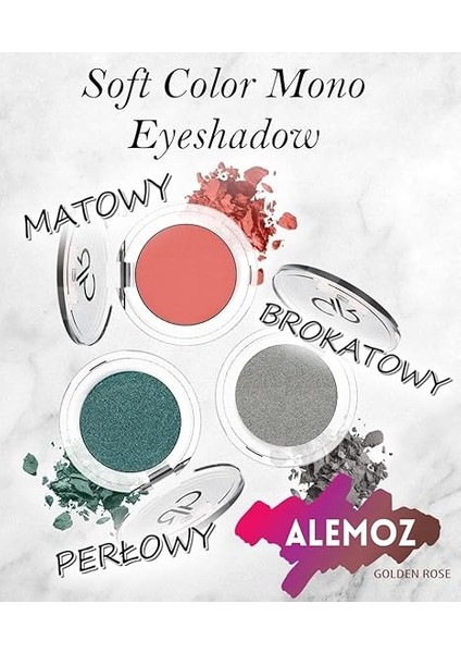 Rose Soft Color Pearl Mono Eyeshadow No:54 1 Paket fiyatları