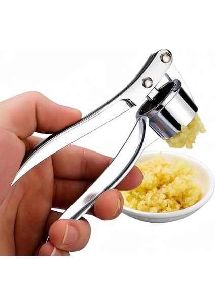 Toptan Çelik Sarımsak Ezici Mutfak Sarımsak Presi/kıyma/kırıcı Ingiltere, Soyucu Sıkacağı Ağır Hizmet Sarımsak Presseri, Kullanıcı Dostu Doğrayıcı, Temizlemesi Kolay ve Dayanıklı