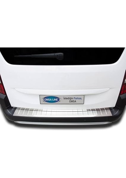 Line Peugeot Rifter ile Uyumlu Krom Arka Tampon Eşiği Taşlı 2019 ve Sonrası fiyatları