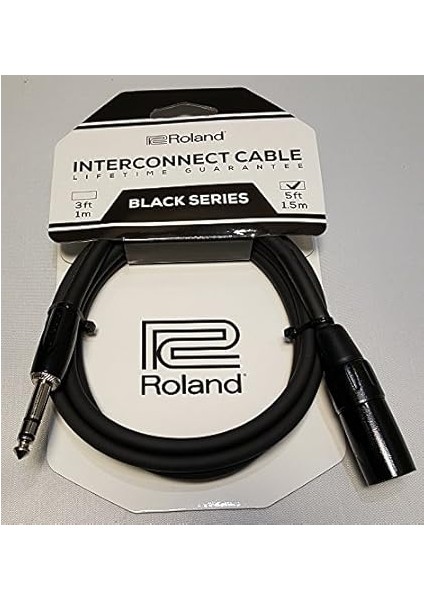 Black Serisi Simetrik Bağlantı Kablosu – 6,3 mm -Trs Jak (Erkek) Xlr (Erkek), Uzunluk: 1,5 M – Rcc-5-Trxm fiyatları