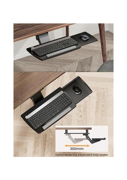 Masa Altı Çekilebilir Ayarlanabilir Klavye Rafı fiyatları