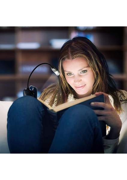 Kitap Okuma Feneri, 2XCR2032 Pil Dahil, Gümüş modelleri