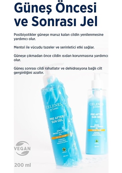 Herbal Güneş Öncesi ve Sonrası Nemlendirici ve Ferahlatıcı Jel modelleri