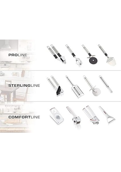 Y Soyucu Comfortline Serisi, Rahat Kullanım Için Ergonomik Saplı Soyucu, Kuşkonmaz Soyucu, Patates Soyucu, Sebze Soyucu, Kolay Temizlik, Beyaz indirimleri