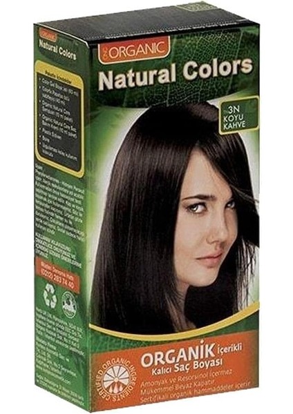 Colors Organik Içerikli Saç Boyası (3n - Koyu Kahve)