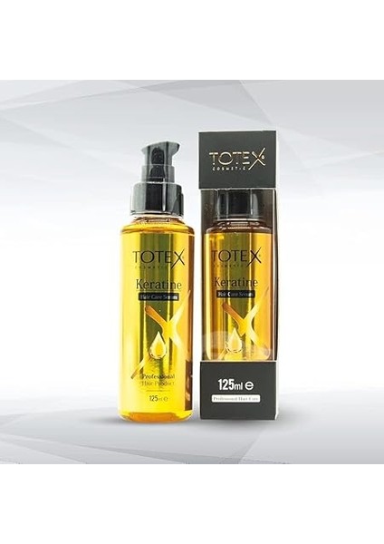 Saç Bakım Serumu Keratin | Onarıcı | Besleyici | Saç Düzleştirici | Ipeksi Pürüzsüz Saçlar | Pompalı Şişe | 125 ml modelleri