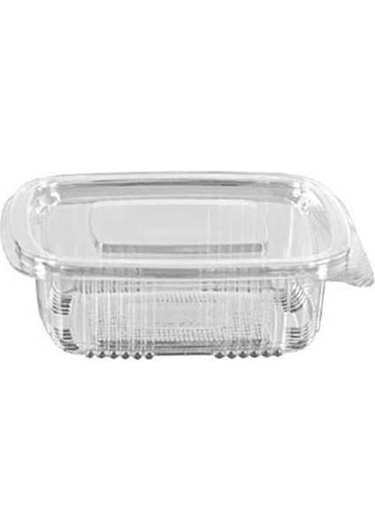 Plastik Sızdırmaz Kap 250 gr cc Kullan At Tek Kullanımlık Plastik Kapaklı Kase 100 Adet