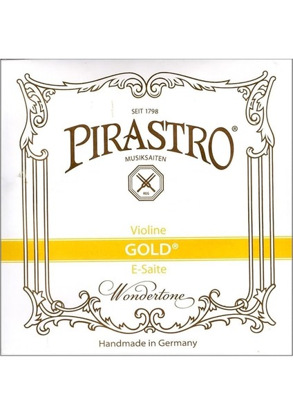 Gold E (Mi) Tek Tel Keman Teli
