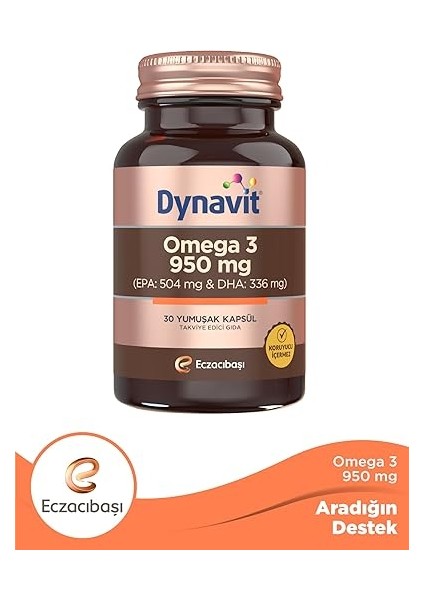 Omega 3 950 Mg 30 Yumuşak Kapsül fiyatları