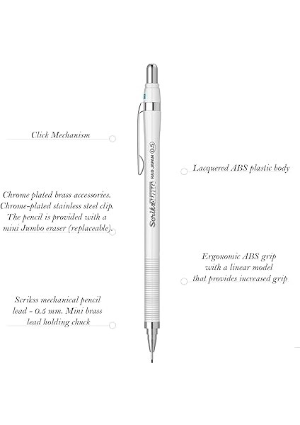 Office Simo Mekanik Kurşun Kalem Beyaz 0.5 mm fiyatları