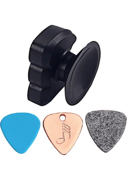 3 Adet Gitar Penası Tutucu Kılıfı Akustik Gitar Penası Kutusu Pena Saklama