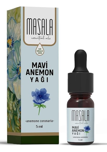 Saf Mavi Anemon Yağı 5 Ml. (Blue Anemon Essential Oil)