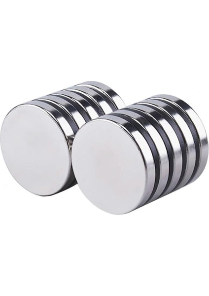 Magnet 2 Adet Neodyum Mıknatıs, Çap 30MM x Kalınlık 5mm Yuvarlak Süper Güçlü Magnet