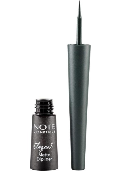 Cosmetics Note Elegant Matte Dipliner Waterproof Yeşil 04
