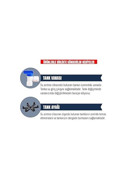 Arıtma Cihazı 12 Lt. Aquafit Paslanmaz Çelik Cihaz - Tank Vanası ve Tank Ayağı Hediyeli fırsatları